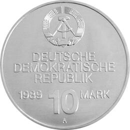 DDR 1989 10 Mark Gedenkmünze 40 Jahre RGW