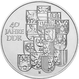 DDR 1989 10 Mark Gedenkmünze 40 Jahre DDR