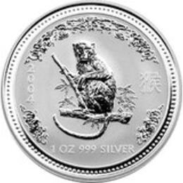 Lunar I Silbermünze Australien Affe 1 Unzen 2004 Perth Mint