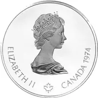 10 Dollar Silbermünzen Kanada Olympiade Montreal 1976 