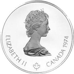 10 Dollar Silbermünzen Kanada Olympiade Montreal 1976 