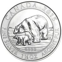 1,5 Unzen Silber Polar Serie Bear 2015 Kanada Royal Mint