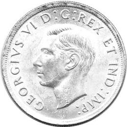 Canada Silber Gedenkmünze 1 Dollar Parlament 1939 