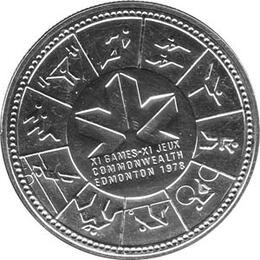 Canada Silber Gedenkmünze 1 Dollar Edmonton 1978
