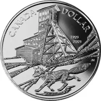 Canada Silber Gedenkmünze 1 Dollar Silbermine 2003