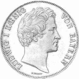 Altdeutschland Bayern Ludwig I Doppeltaler 1842-1848 