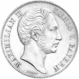 Altdeutschland Bayern Maximilian II Doppeltaler 1859-1860