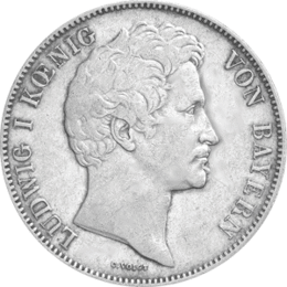 Altdeutschland Bayern Ludwig I Doppeltaler 1839-1941
