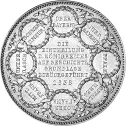  Altdeutschland Bayern Ludwig Geschichtsdoppeltaler 1838