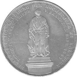Altdeutschland Bayern Ludwig Geschichtsdoppeltaler 1843