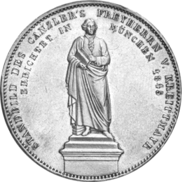 Altdeutschland Bayern Ludwig Geschichtsdoppeltaler 1845