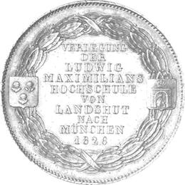 Altdeutschland Bayern Ludwig Geschichtstaler 1826