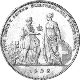 Altdeutschland Bayern Ludwig Geschichtstaler 1832