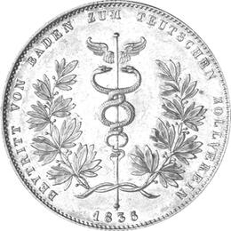 Altdeutschland Bayern Ludwig Geschichtstaler 1835