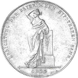 Altdeutschland Bayern Ludwig Geschichtstaler 1835