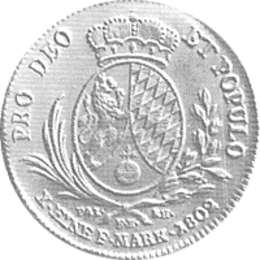 Altdeutschland Bayern Maximilian Ioseph Konventionstaler 1802
