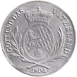 Altdeutschland Bayern Maximilian Ioseph Konventionstaler 1803
