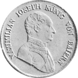 Altdeutschland Bayern Maximilian Ioseph Konventionstaler 1807-1822