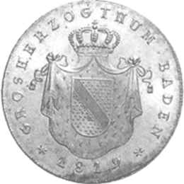 Altdeutschland Baden Kronentaler 1819