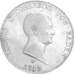 Altdeutschland Baden Kronentaler 1819