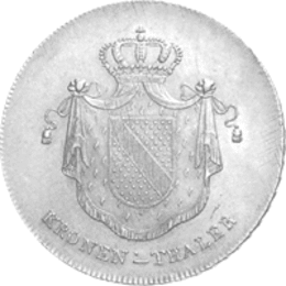Altdeutschland Baden Kronentaler 1819