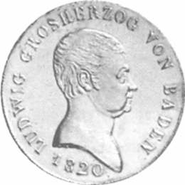 Altdeutschland Baden Kronentaler 1819-1821
