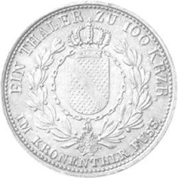 Altdeutschland Baden Ludwig Taler 1829-1830