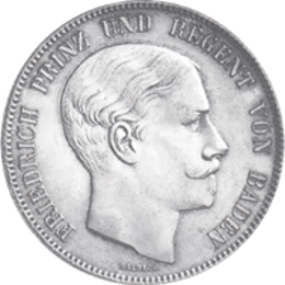 Altdeutschland Baden Vereinsdoppeltaler 1852-1854