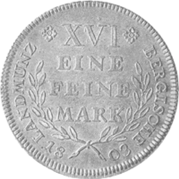 Altdeutschland Herzogtum Berg Reichstaler 1802-1805