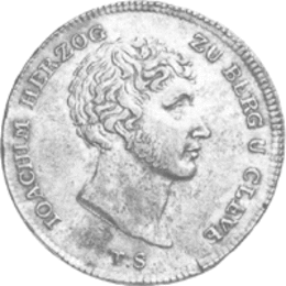 Altdeutschland Herzogtum Berg Reichstaler Ioachim 1806