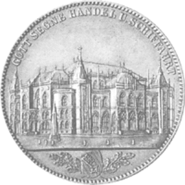 Altdeutschland Hansestadt Bremen Gedenktaler 1864