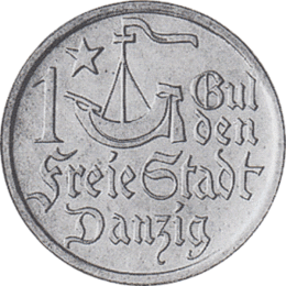 Freie Stadt Danzig  1 Gulden 1923