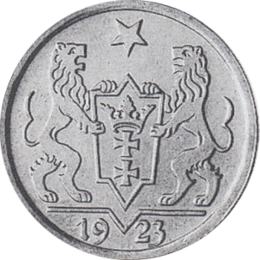 Freie Stadt Danzig  1 Gulden 1923