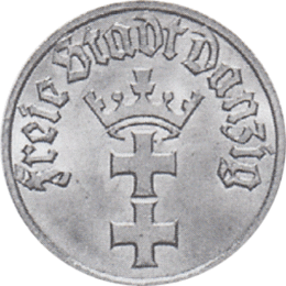 Freie Stadt Danzig 1/2 Halber Gulden 1932