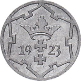 Freie Stadt Danzig 5 Pfennig 1923 und 1928