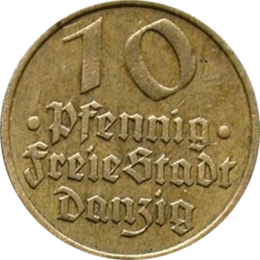 Freie Stadt Danzig 10 Pfennig 1932