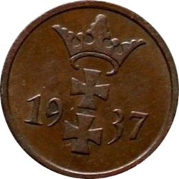 Freie Stadt Danzig 1 Pfennig 1923-1937