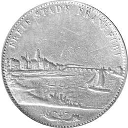 Stadt Frankfurt Silber Doppeltaler 1840