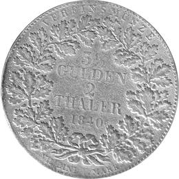 Stadt Frankfurt Silber Doppeltaler 1840