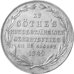Altdeutschland Freie Stadt Frankfurt Silber Doppelgulden 1849