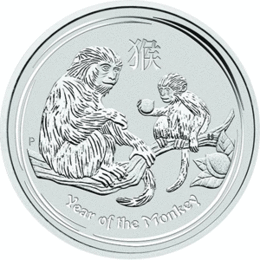 Lunar II Silbermünze Australien Affe 1 Kilo 2016 Perth Mint