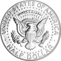 Halve Dollar 1964 1/2 Silber Dollar USA Kennedy 