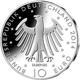 10 Euro Silber Gedenkmünze PP 2014 Richard Strauss