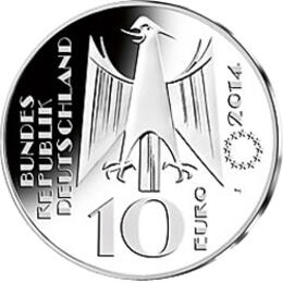 10 Euro Silber Gedenkmünze PP 2014 Fahrenheit-Skala