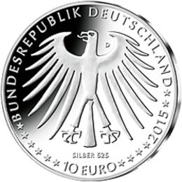 10 Euro Silber Gedenkmünze PP 2015 Dornröschen