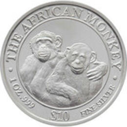 Somalia Affe 1 Unze 2000