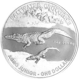 1 Unze Silber Krokodil Agro Junior 2015 Australien Royal Mint