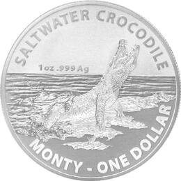 1 Unze Silber Krokodil Monty 2016 Australien Royal Mint