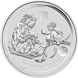 Lunar II Silbermünze Australien Affe 1 Unzen 2016 Privy Mark