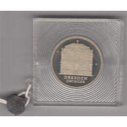 DDR 1985 5 Mark Gedenkmünze Dresdner Zwinger PP verplombt